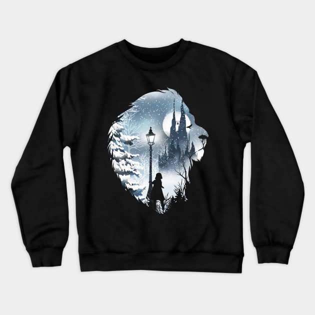 Mystical Winter Crewneck Sweatshirt by DANDINGEROZZ